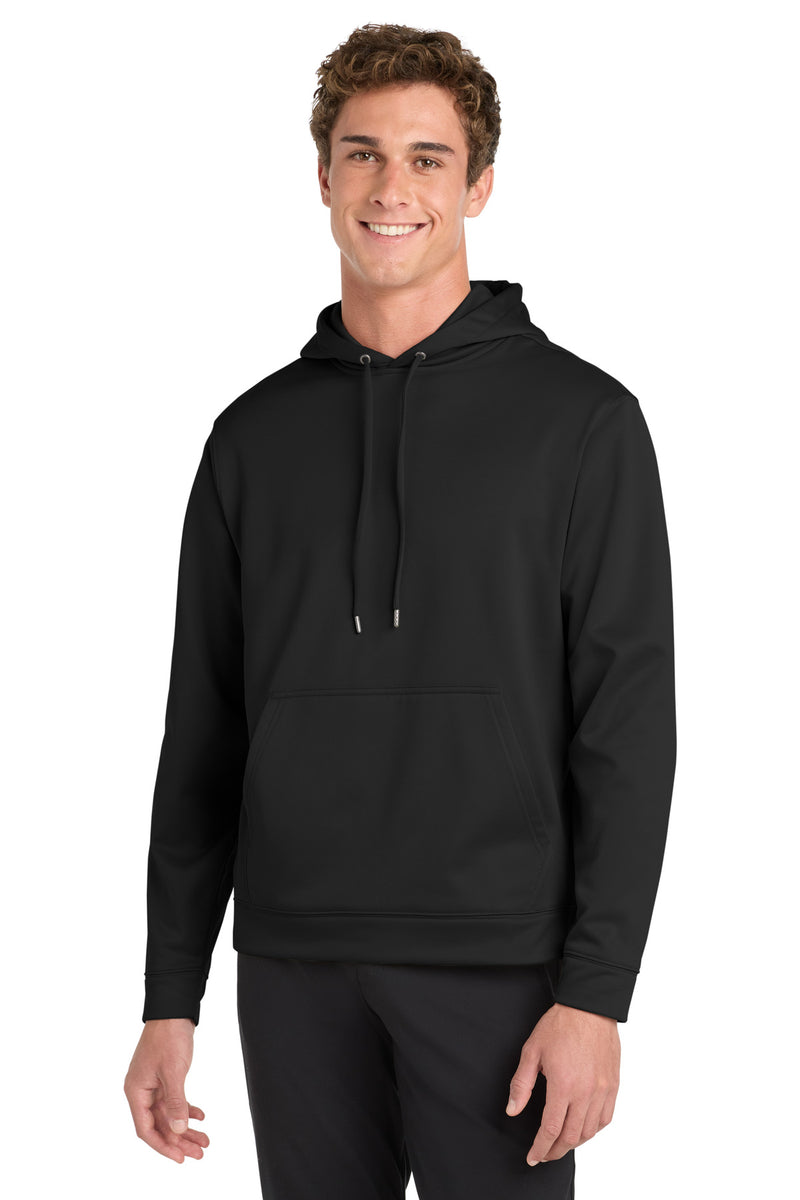 Sport-Tek Sport-Wick Fleece Hooded Pullover - Black