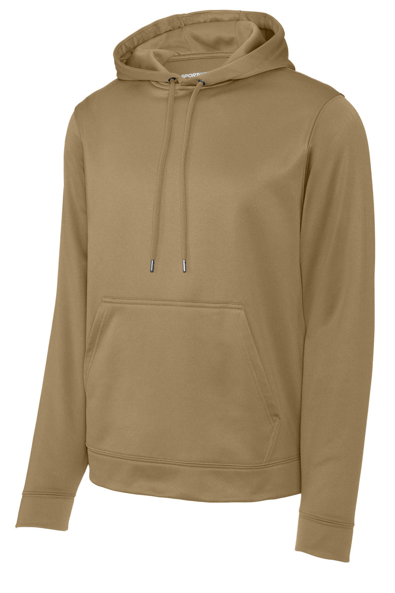 Sport-Tek Sport-Wick Fleece Hooded Pullover - Coyote Brown