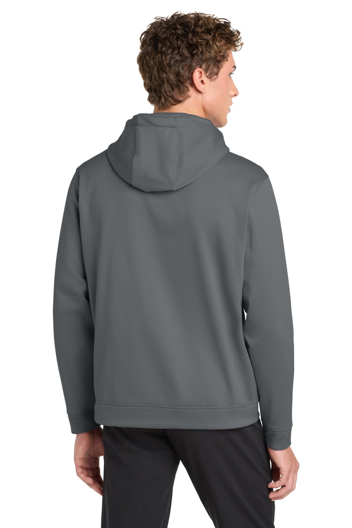Sport-Tek Sport-Wick Fleece Hooded Pullover - Dark Smoke Grey