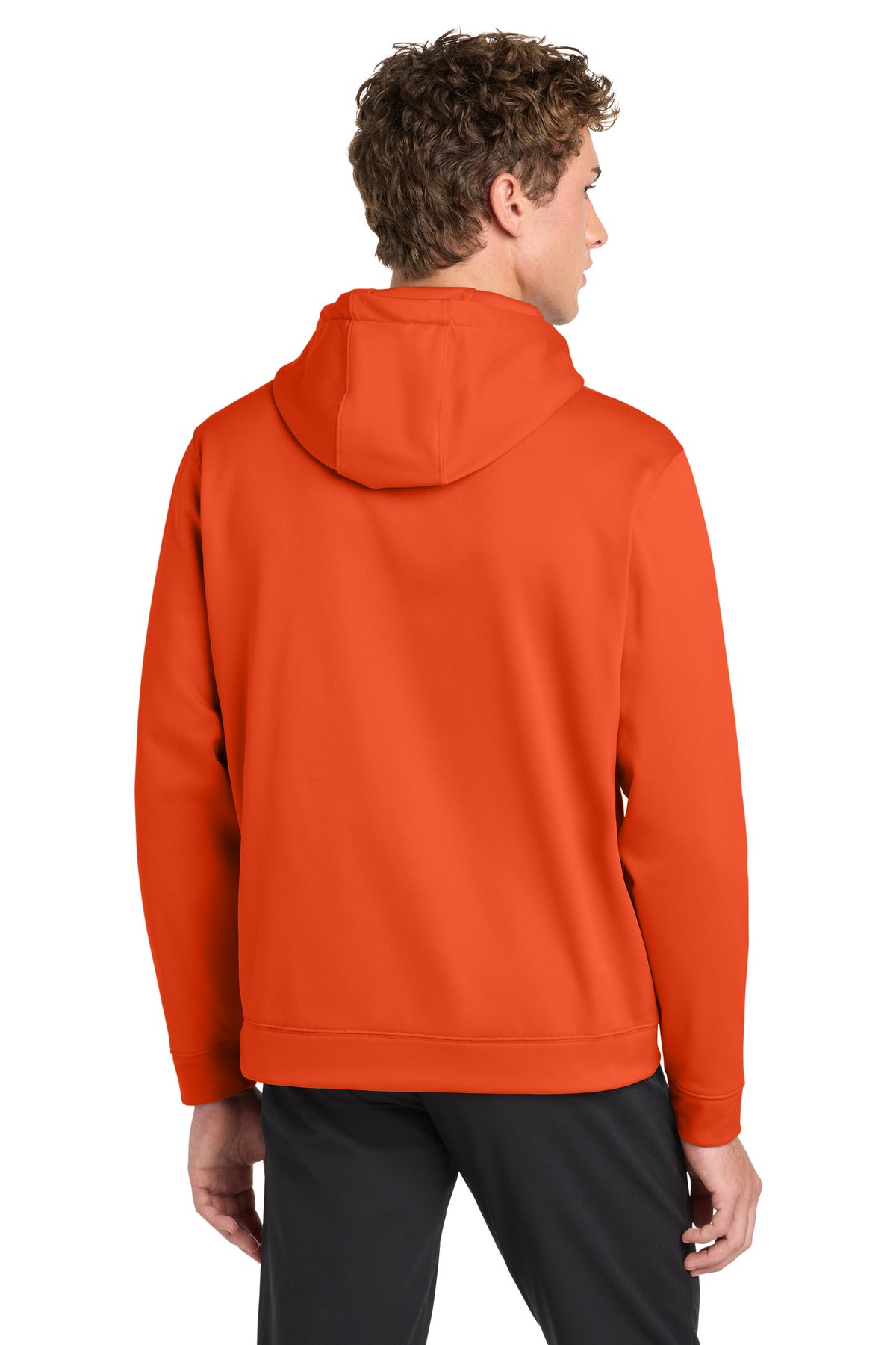 Sport-Tek Sport-Wick Fleece Hooded Pullover - Deep Orange
