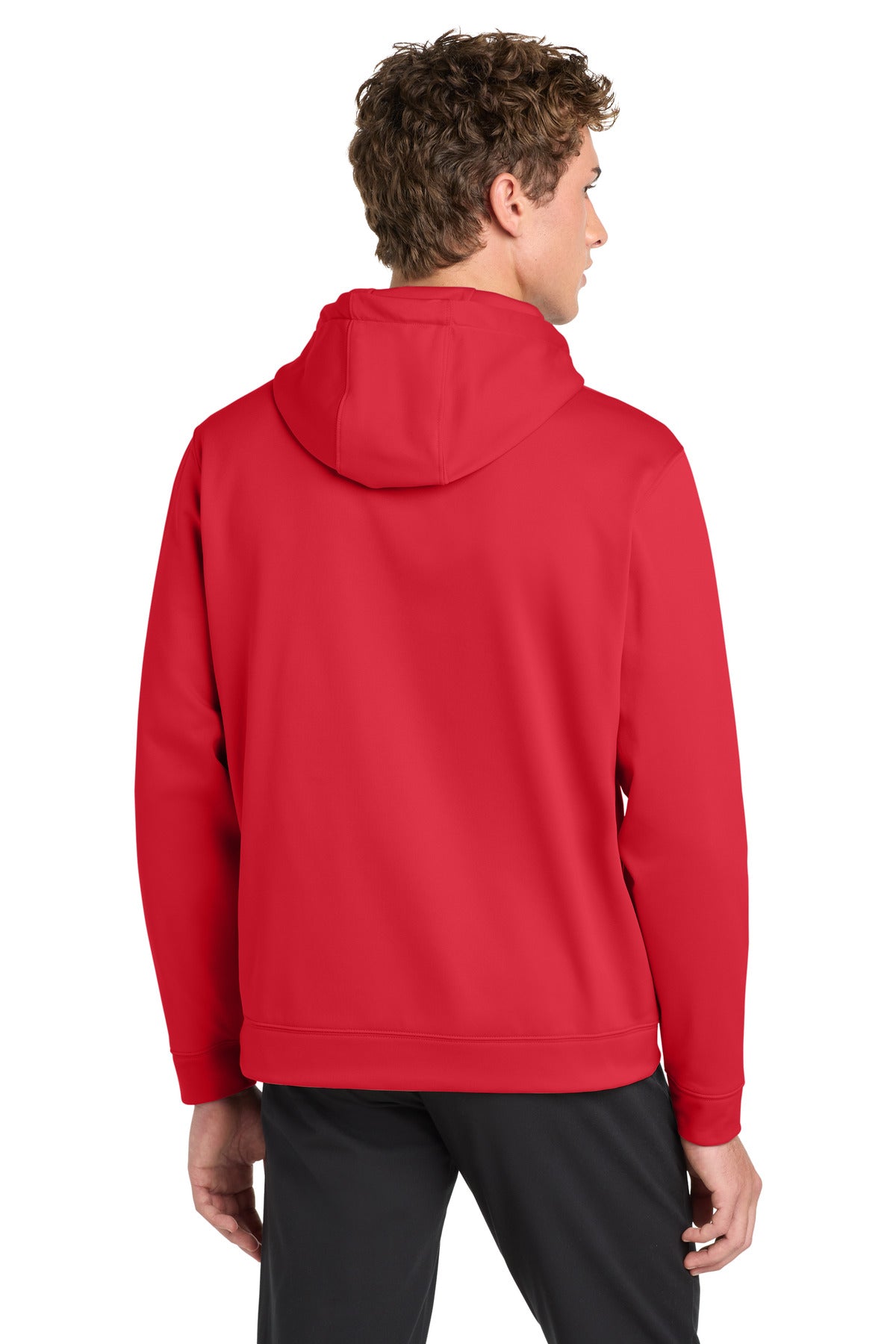 Sport-Tek Sport-Wick Fleece Hooded Pullover - Deep Red