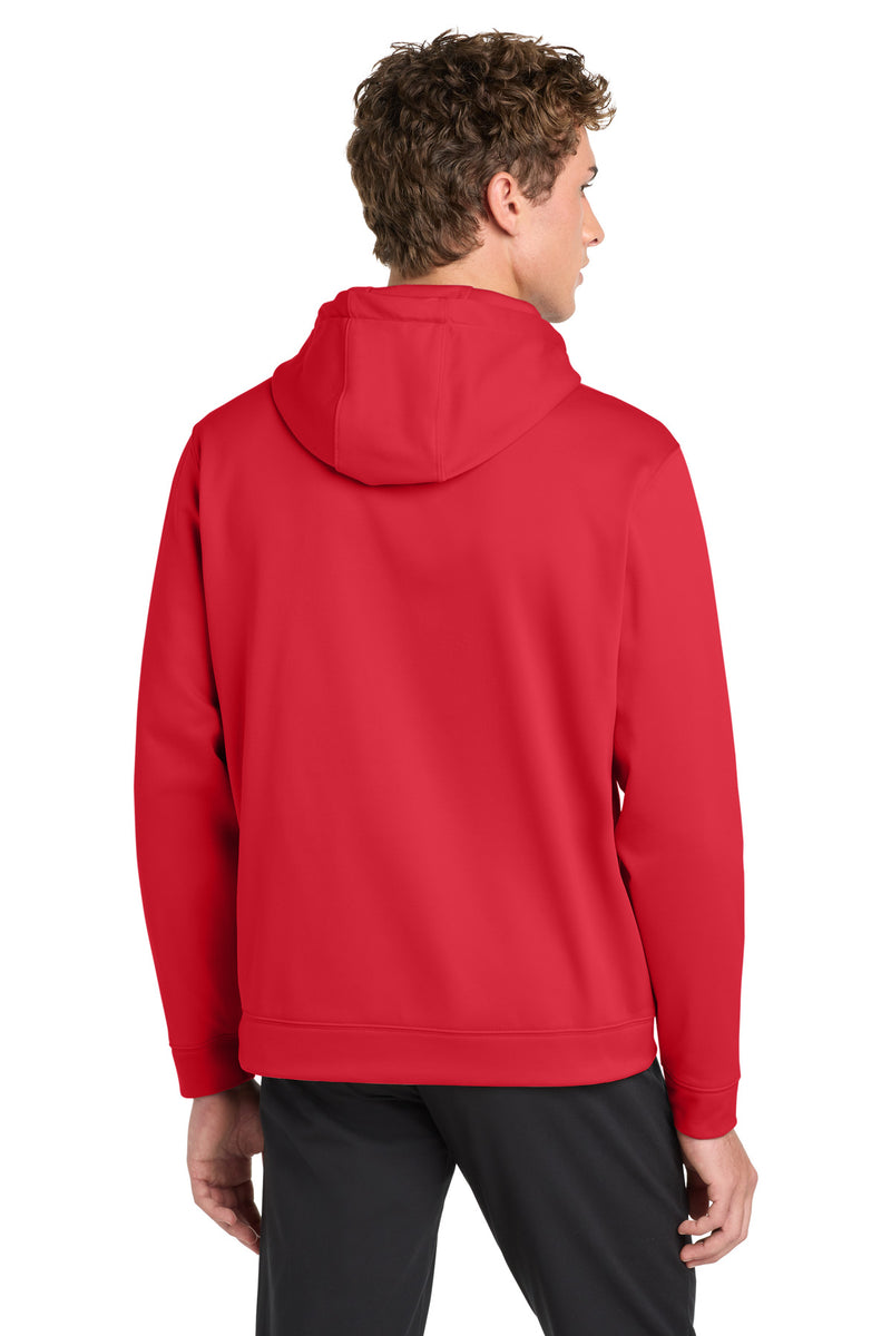 Sport-Tek Sport-Wick Fleece Hooded Pullover - Deep Red
