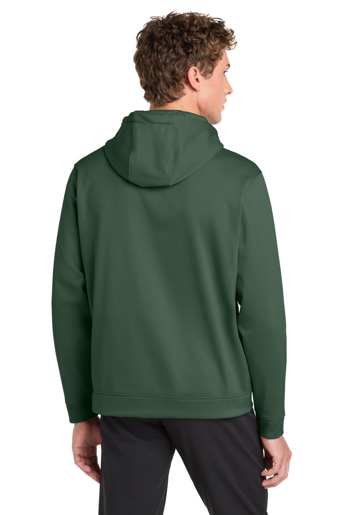 Sport-Tek Sport-Wick Fleece Hooded Pullover - Forest Green