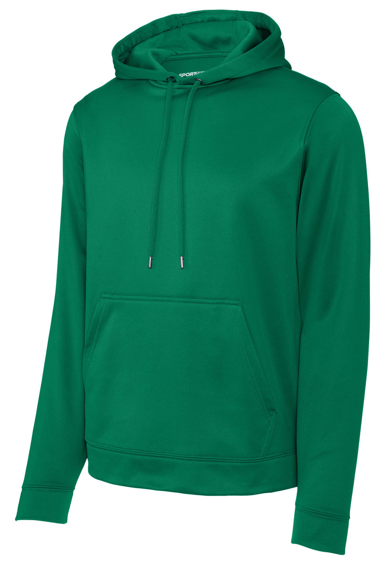 Sport-Tek Sport-Wick Fleece Hooded Pullover - Kelly Green