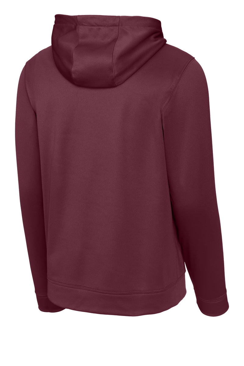 Sport-Tek Sport-Wick Fleece Hooded Pullover - Maroon