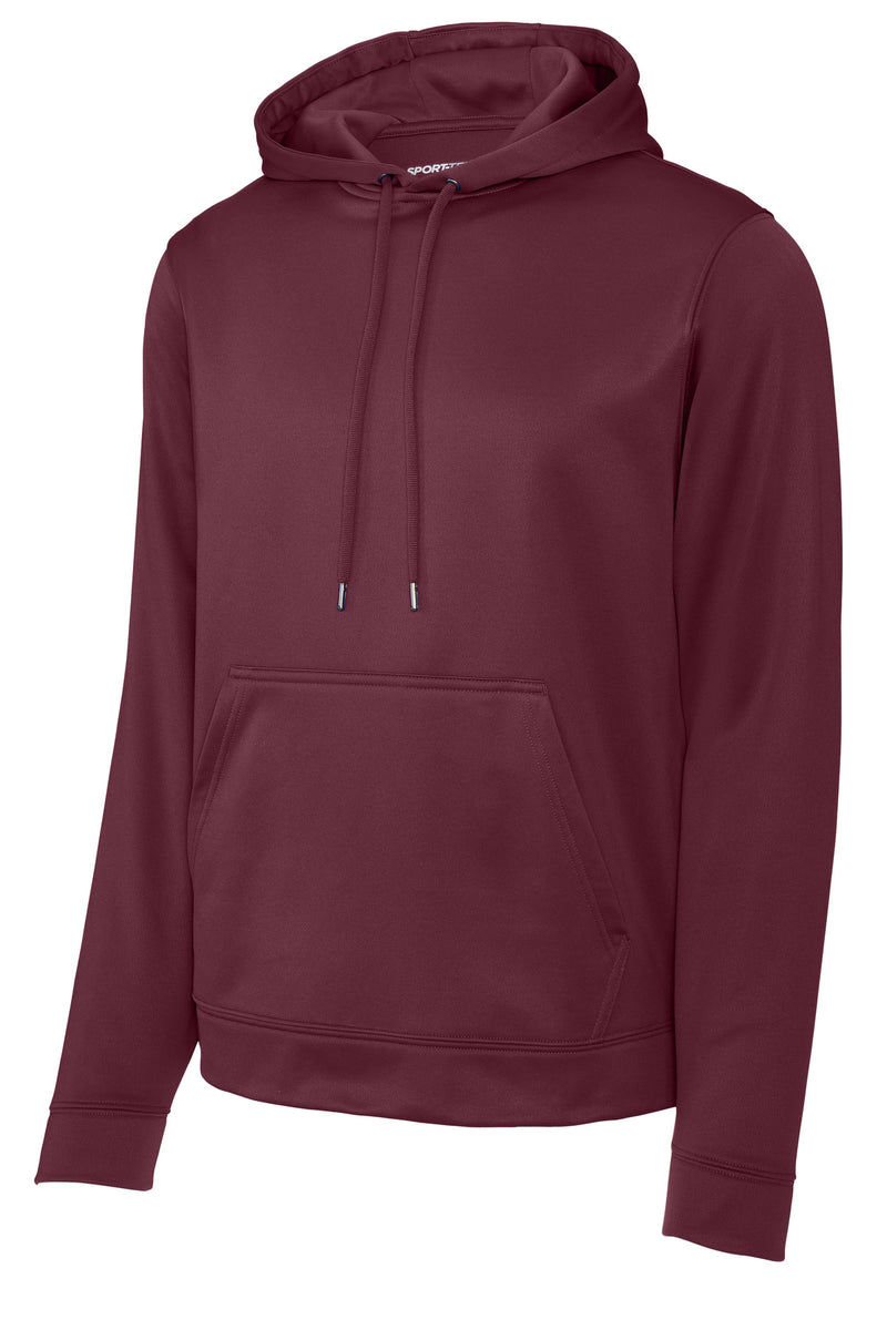 Sport-Tek Sport-Wick Fleece Hooded Pullover - Maroon