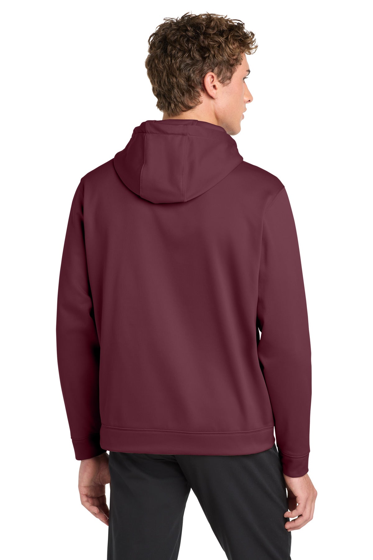 Sport-Tek Sport-Wick Fleece Hooded Pullover - Maroon