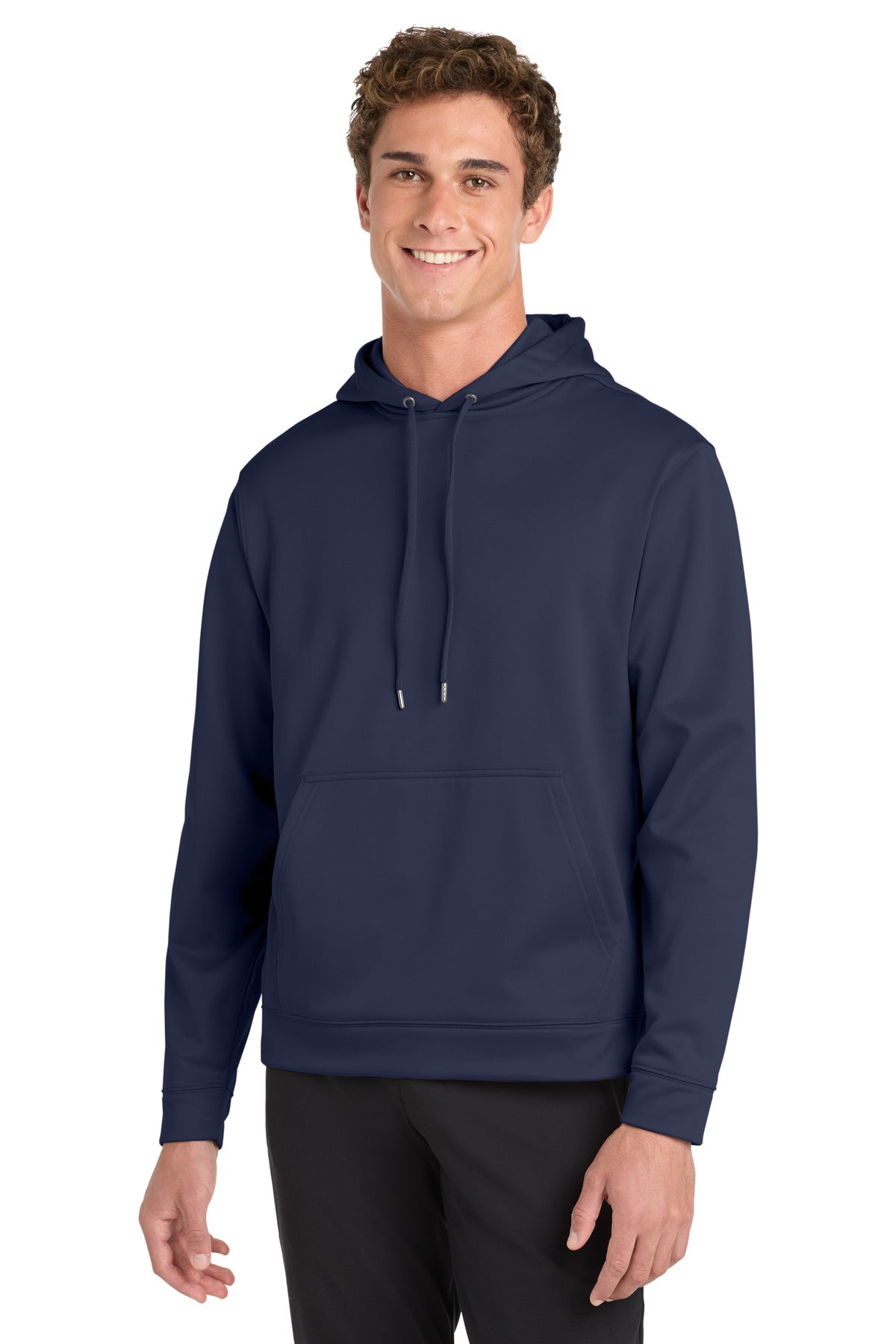 Sport-Tek Sport-Wick Fleece Hooded Pullover - Navy