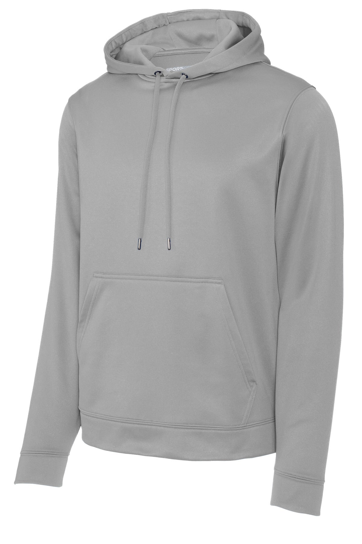 Sport-Tek Sport-Wick Fleece Hooded Pullover - Silver