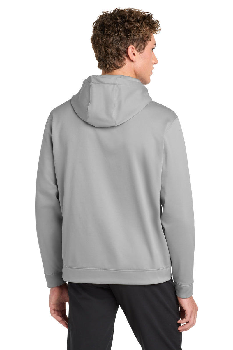 Sport-Tek Sport-Wick Fleece Hooded Pullover - Silver