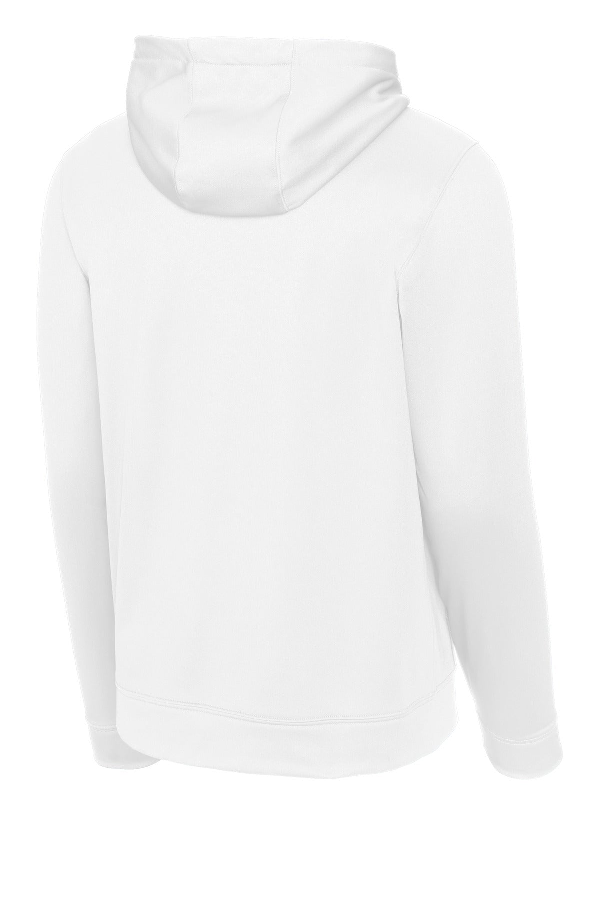Sport-Tek Sport-Wick Fleece Hooded Pullover - White