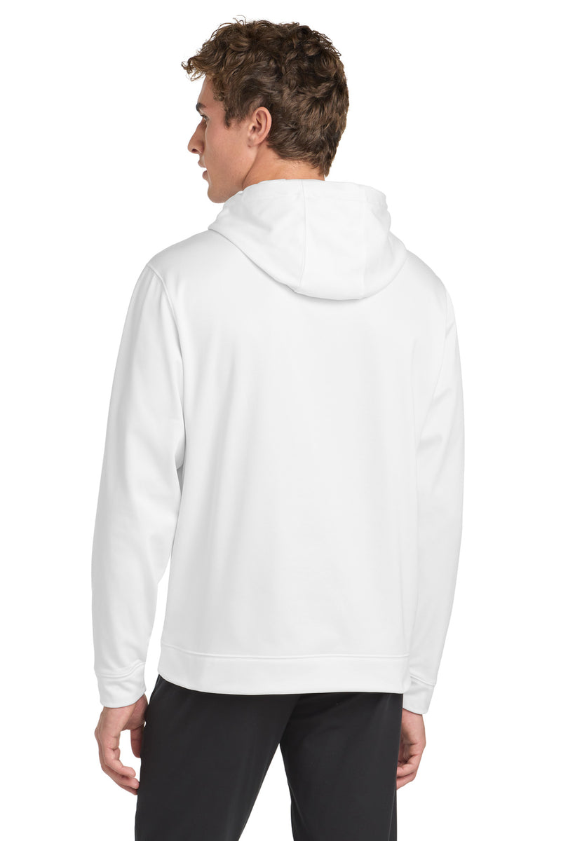 Sport-Tek Sport-Wick Fleece Hooded Pullover - White