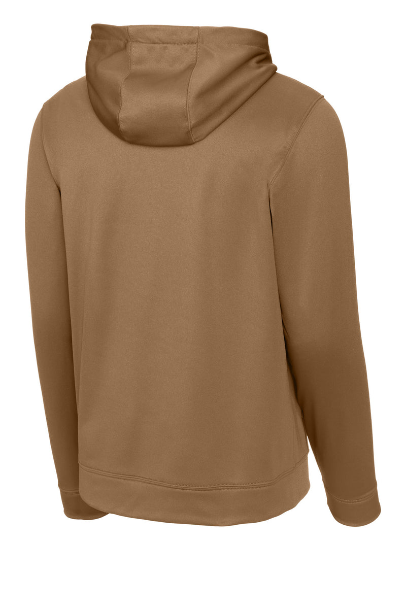 Sport-Tek Sport-Wick Fleece Hooded Pullover - Woodland Brown