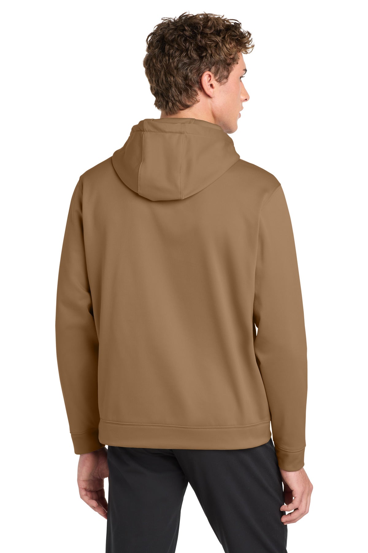 Sport-Tek Sport-Wick Fleece Hooded Pullover - Woodland Brown