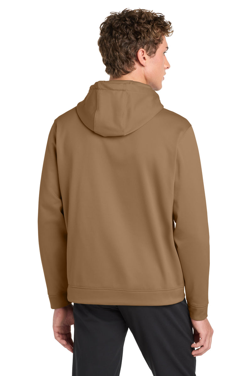 Sport-Tek Sport-Wick Fleece Hooded Pullover - Woodland Brown