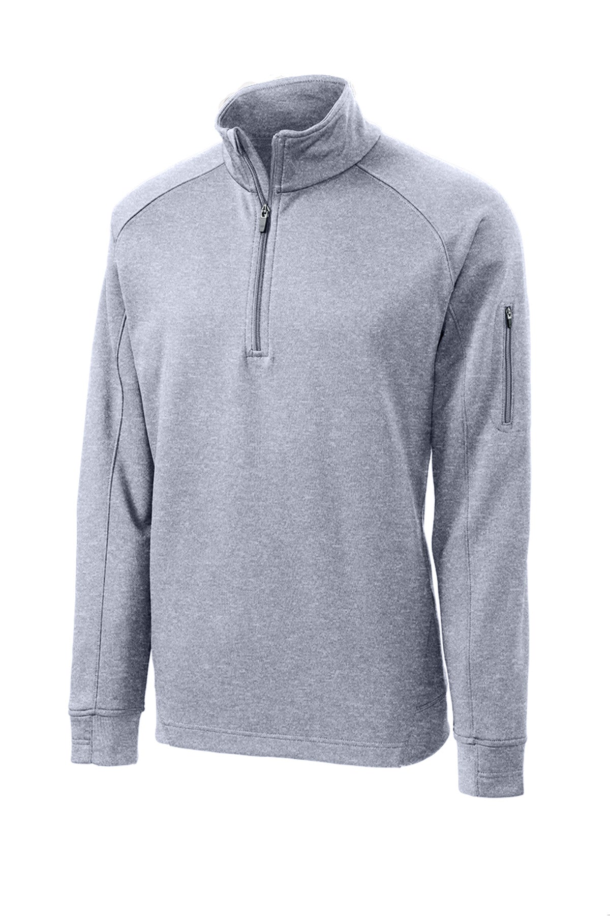 Sport-Tek Tech Fleece 1/4-Zip Pullover - Grey Heather