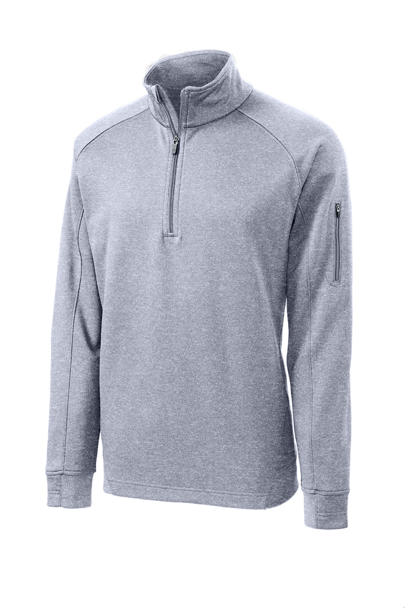 Sport-Tek Tech Fleece 1/4-Zip Pullover - Grey Heather