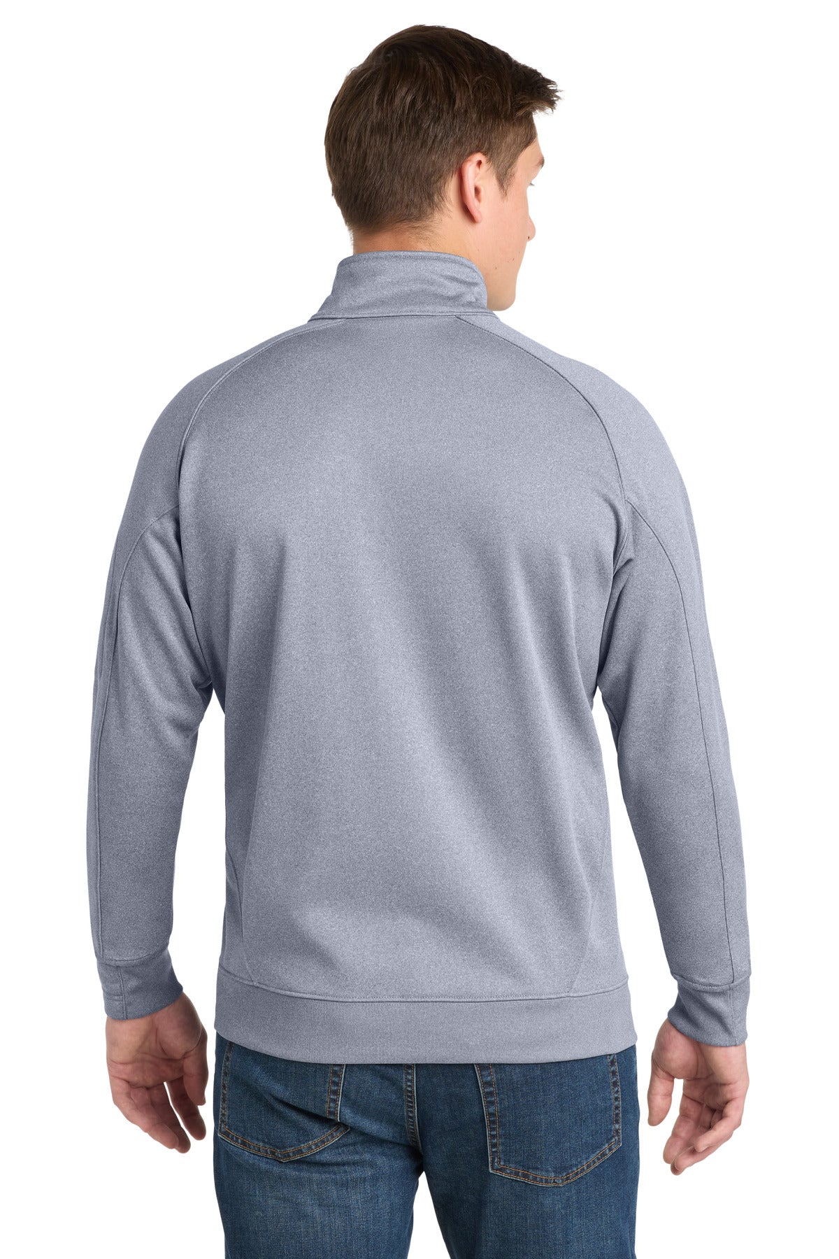 Sport-Tek Tech Fleece 1/4-Zip Pullover - Grey Heather