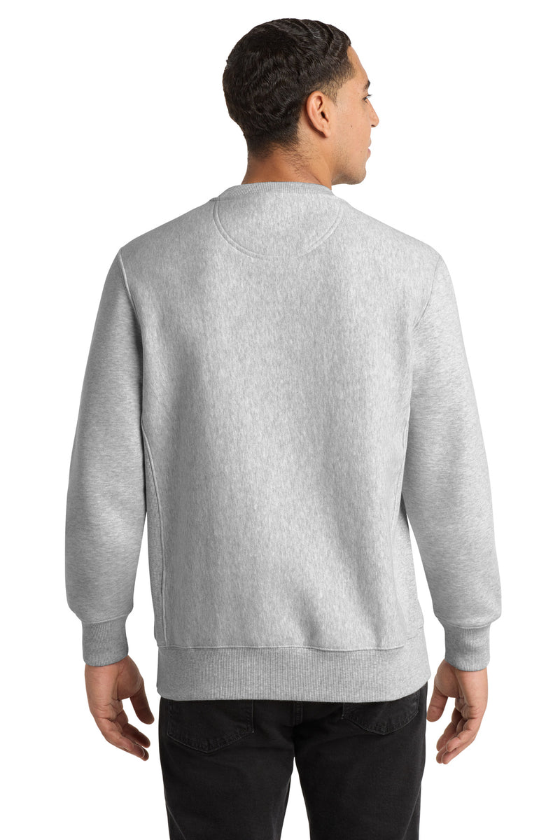 Sport-Tek Super Heavyweight Crewneck Sweatshirt - Athletic Heather