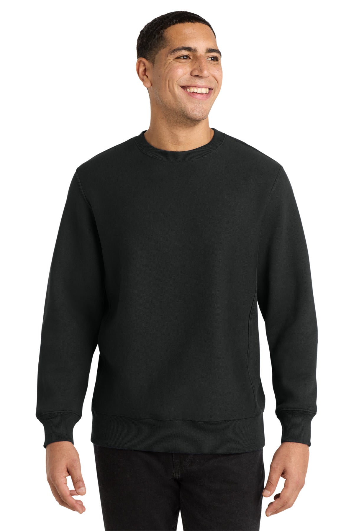 Sport-Tek Super Heavyweight Crewneck Sweatshirt - Black