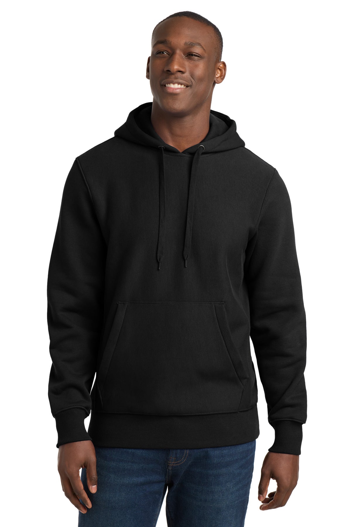 Sport-Tek Super Heavyweight Pullover Hooded Sweatshirt - Black