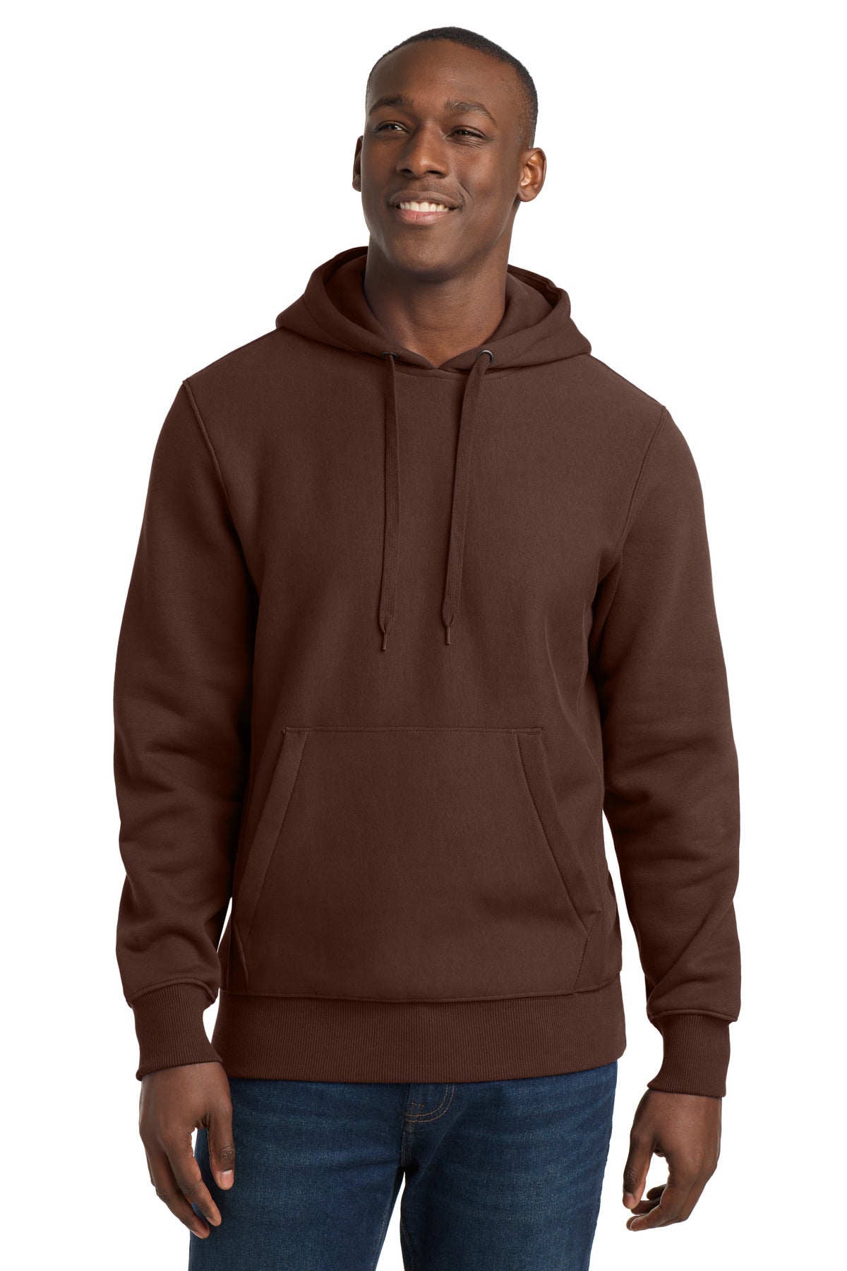 Sport-Tek Super Heavyweight Pullover Hooded Sweatshirt - Brown