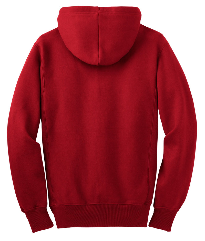 Sport-Tek Super Heavyweight Full-Zip Hooded Sweatshirt - Red