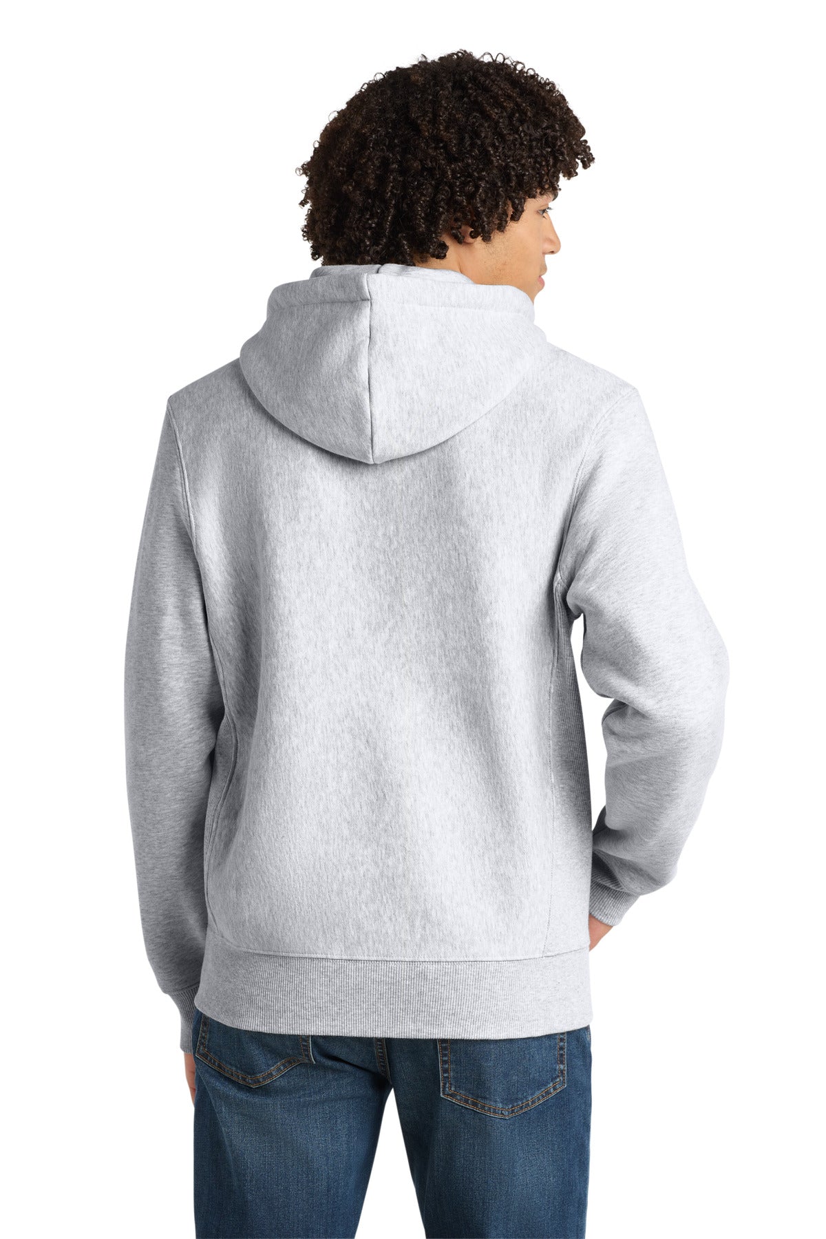 Sport-Tek Super Heavyweight Full-Zip Hooded Sweatshirt - Athletic Heather