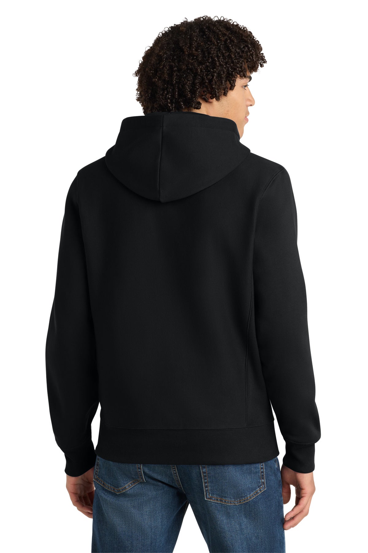 Sport-Tek Super Heavyweight Full-Zip Hooded Sweatshirt - Black