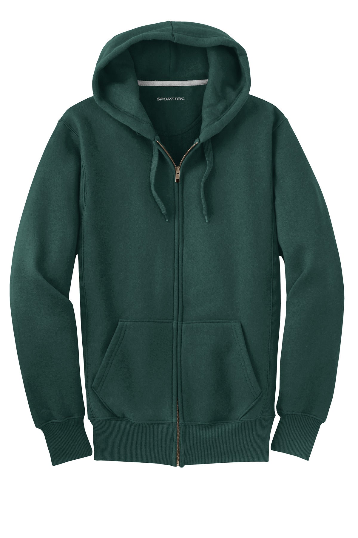 Sport-Tek Super Heavyweight Full-Zip Hooded Sweatshirt - Dark Green