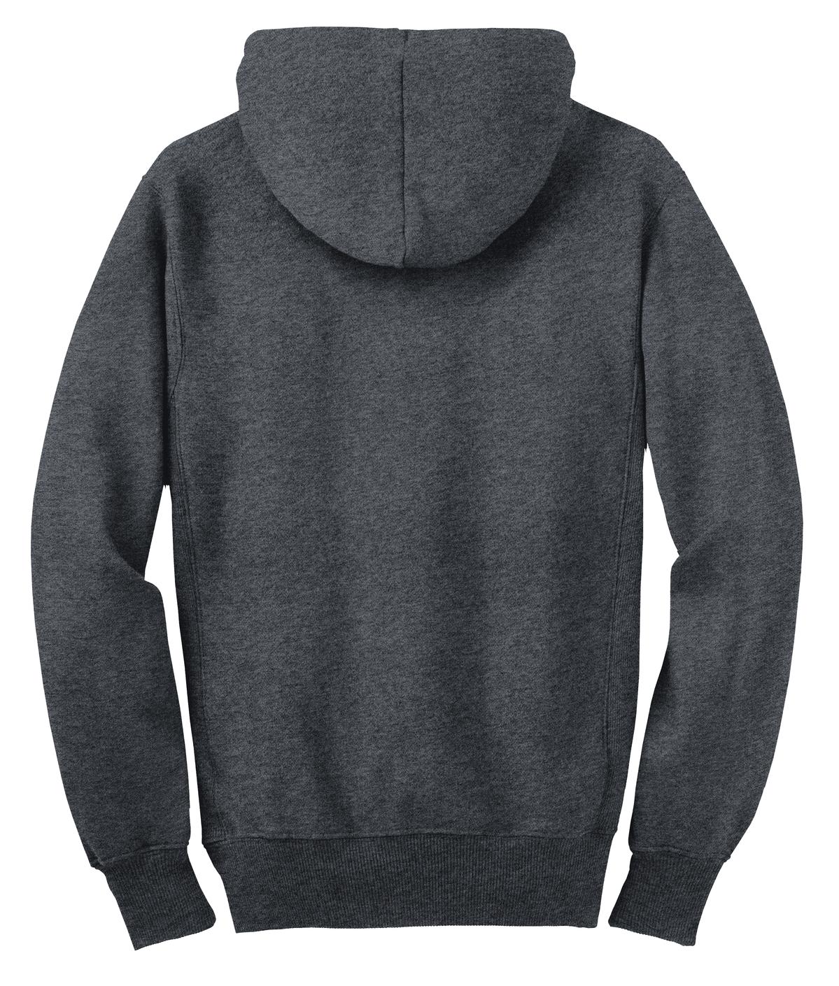 Sport-Tek Super Heavyweight Full-Zip Hooded Sweatshirt - Graphite Heather