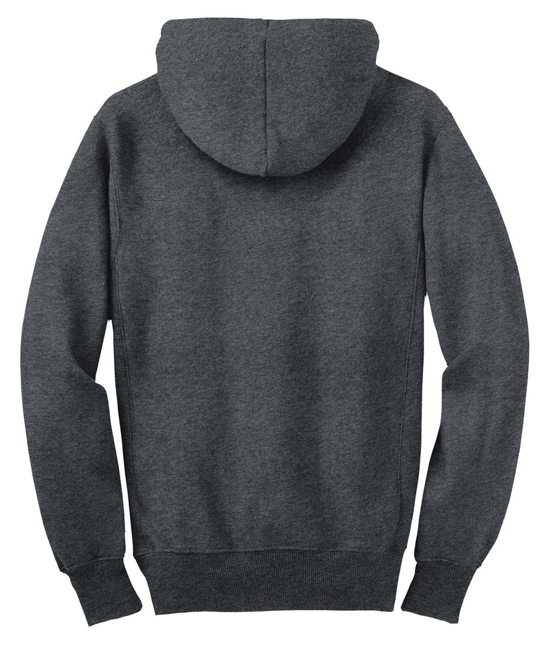 Sport-Tek Super Heavyweight Full-Zip Hooded Sweatshirt - Graphite Heather