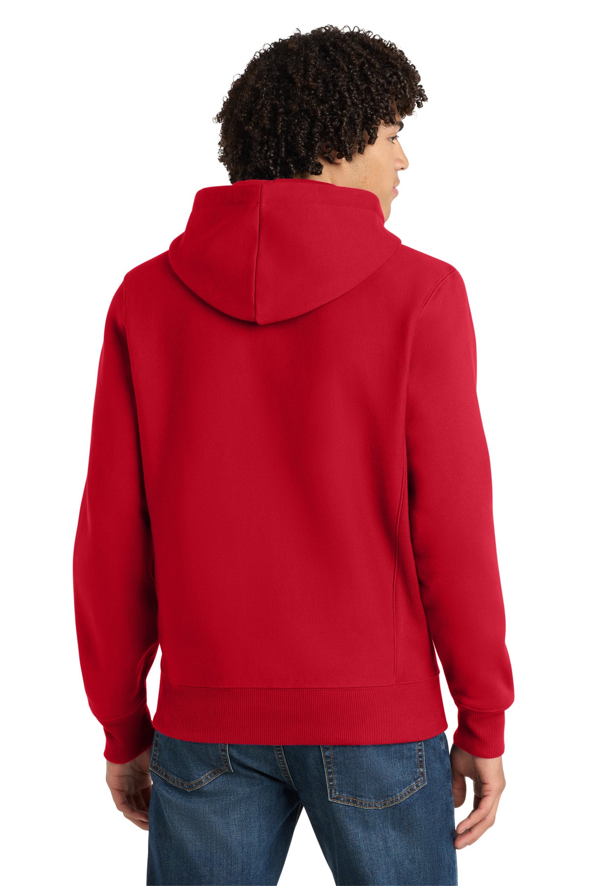 Sport-Tek Super Heavyweight Full-Zip Hooded Sweatshirt - Red