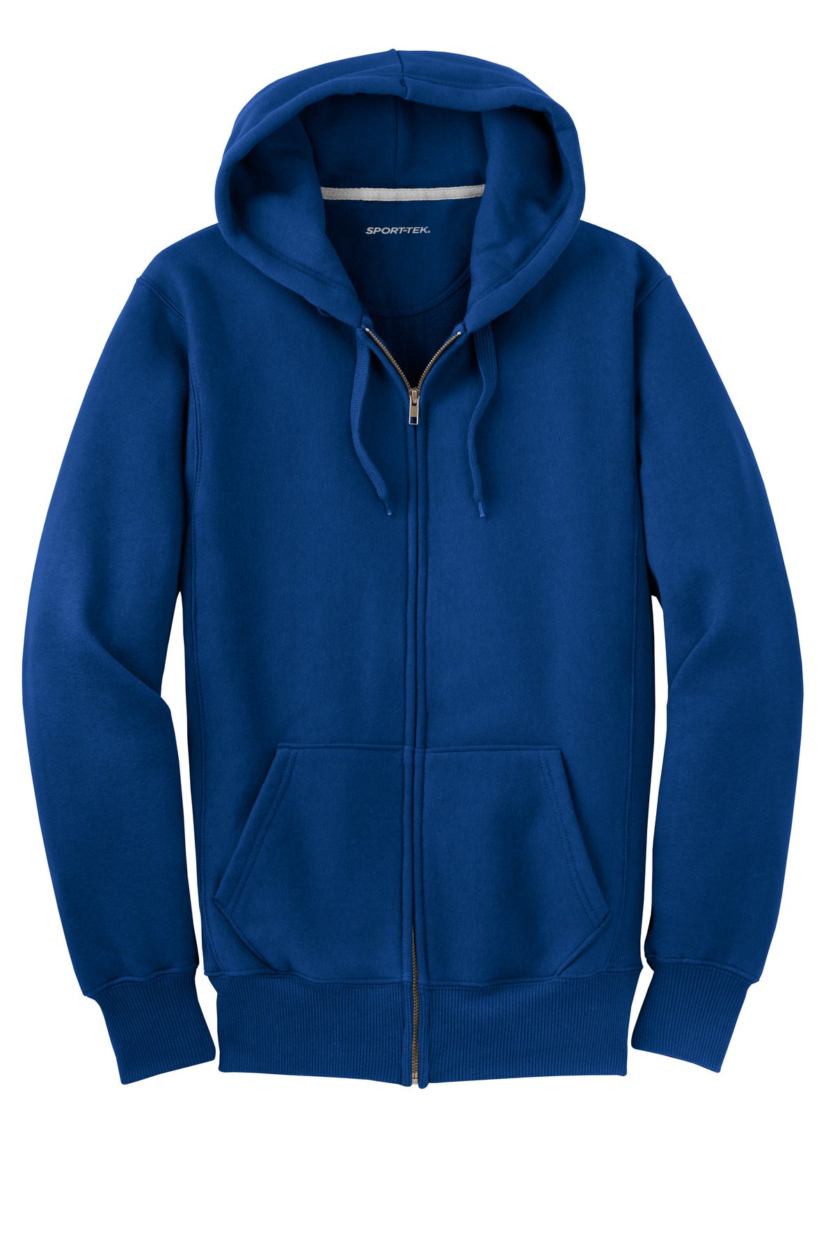 Sport-Tek Super Heavyweight Full-Zip Hooded Sweatshirt - Royal