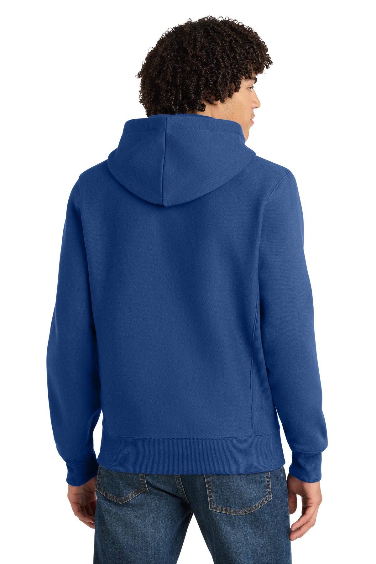 Sport-Tek Super Heavyweight Full-Zip Hooded Sweatshirt - Royal