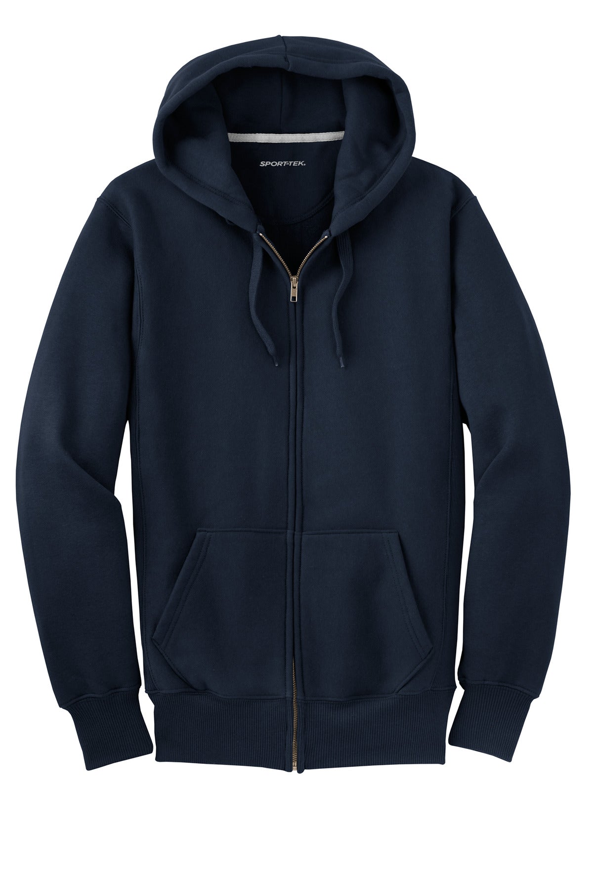 Sport-Tek Super Heavyweight Full-Zip Hooded Sweatshirt - True Navy