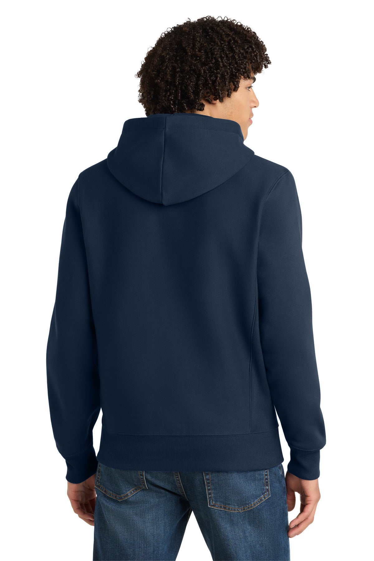 Sport-Tek Super Heavyweight Full-Zip Hooded Sweatshirt - True Navy