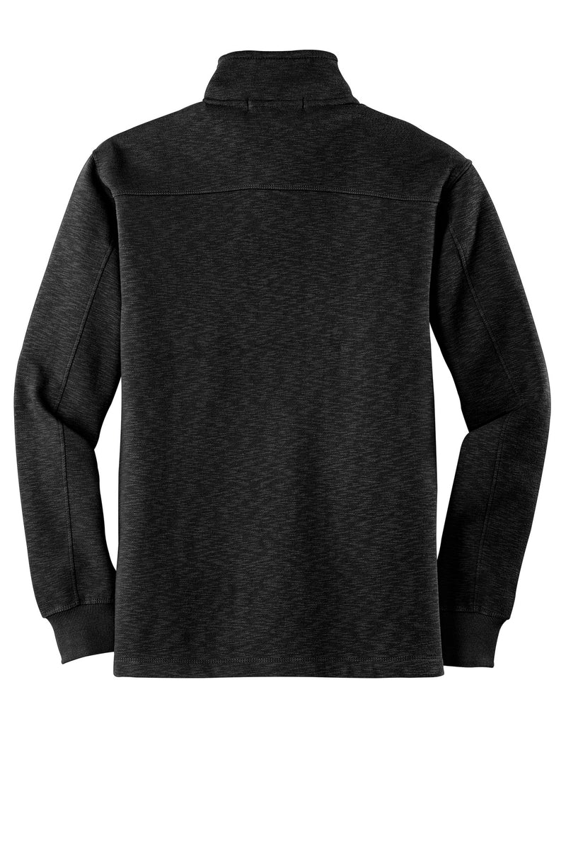 Port Authority Slub Fleece 1/4-Zip Pullover - Black