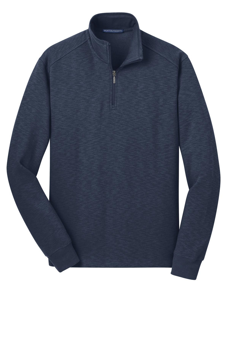 Port Authority Slub Fleece 1/4-Zip Pullover - Navy
