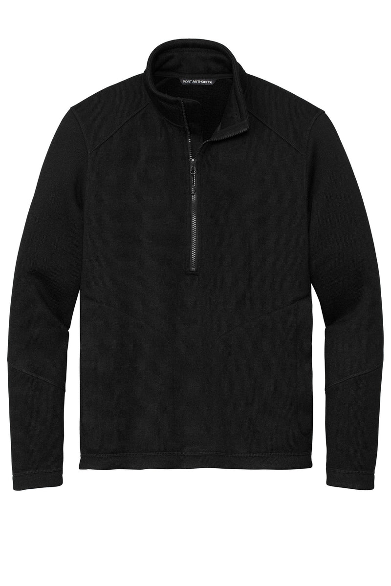 Port Authority Arc Sweater Fleece 1/4-Zip - Deep Black
