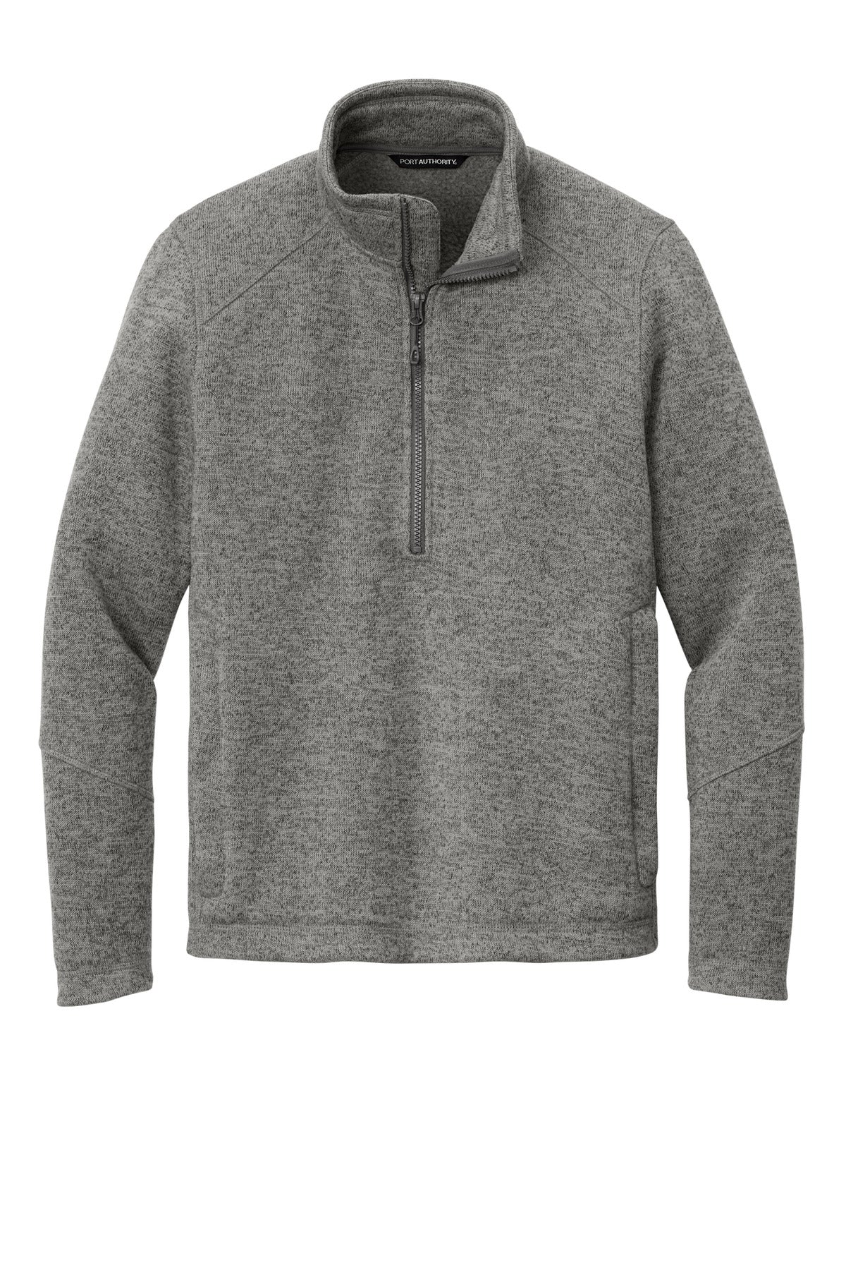 Port Authority Arc Sweater Fleece 1/4-Zip - Deep Smoke Heather