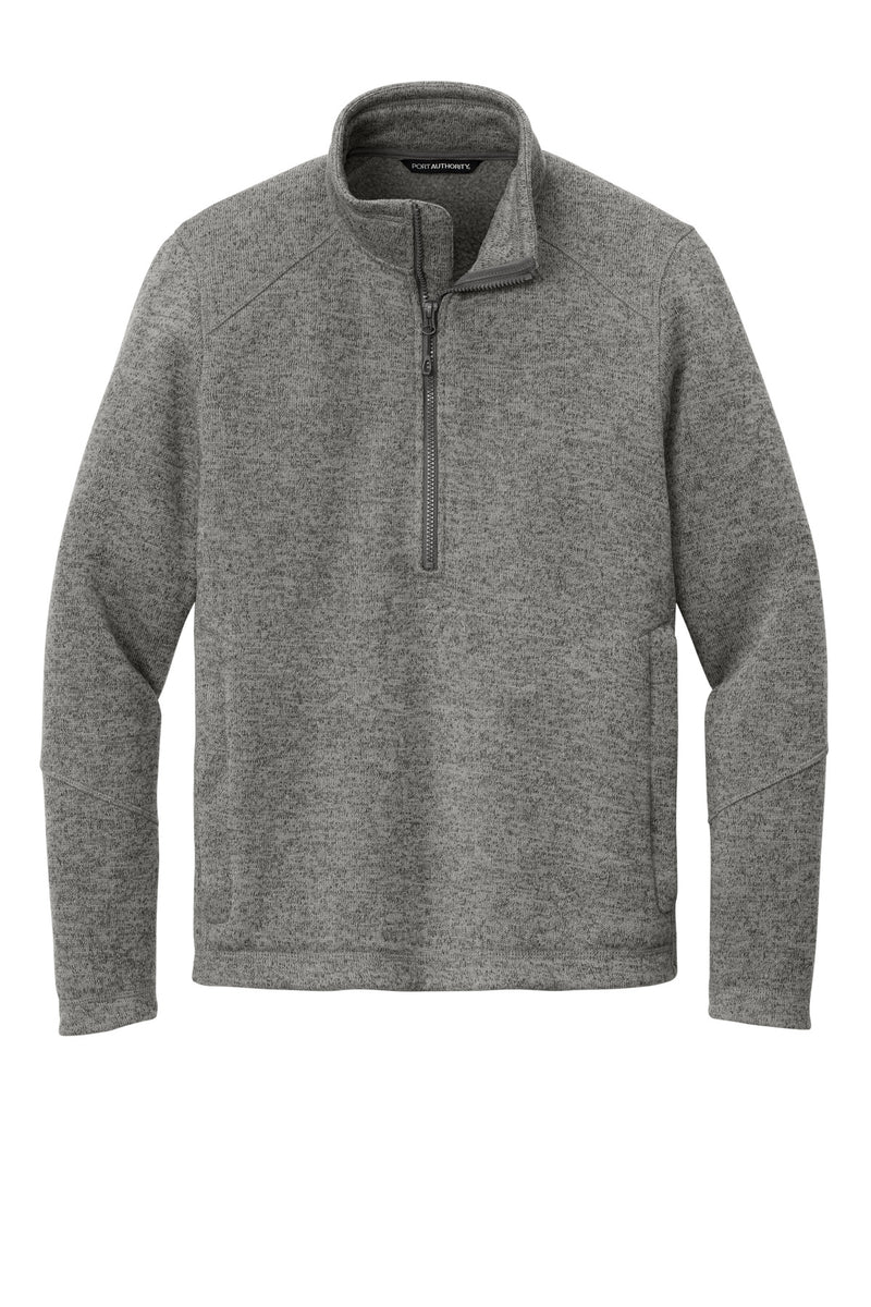 Port Authority Arc Sweater Fleece 1/4-Zip - Deep Smoke Heather