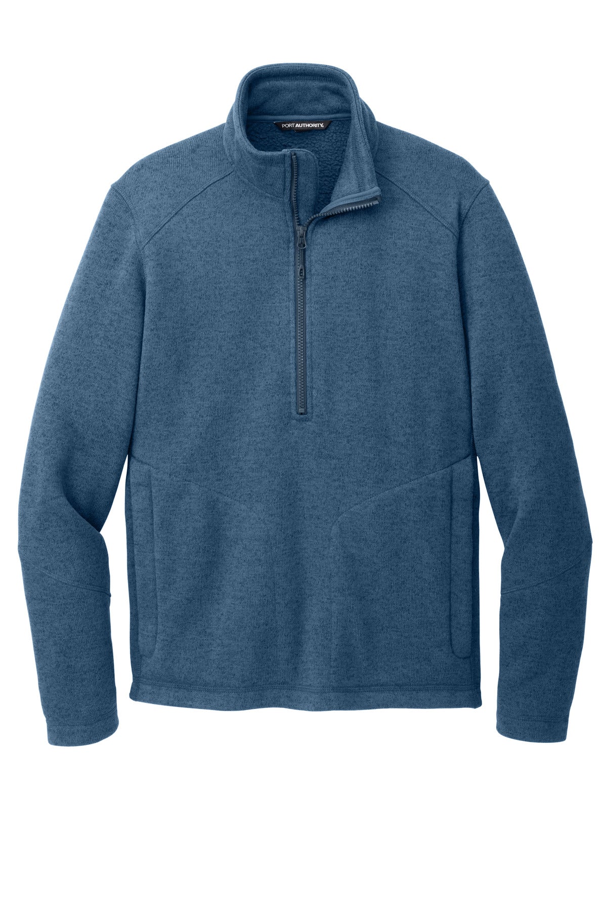 Port Authority Arc Sweater Fleece 1/4-Zip - Insignia Blue Heather