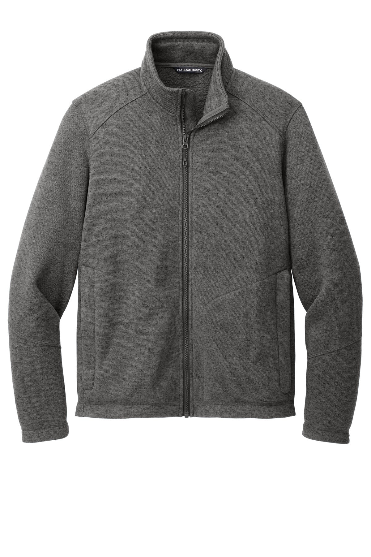 Port Authority Arc Sweater Fleece Jacket - Grey Smoke Heather