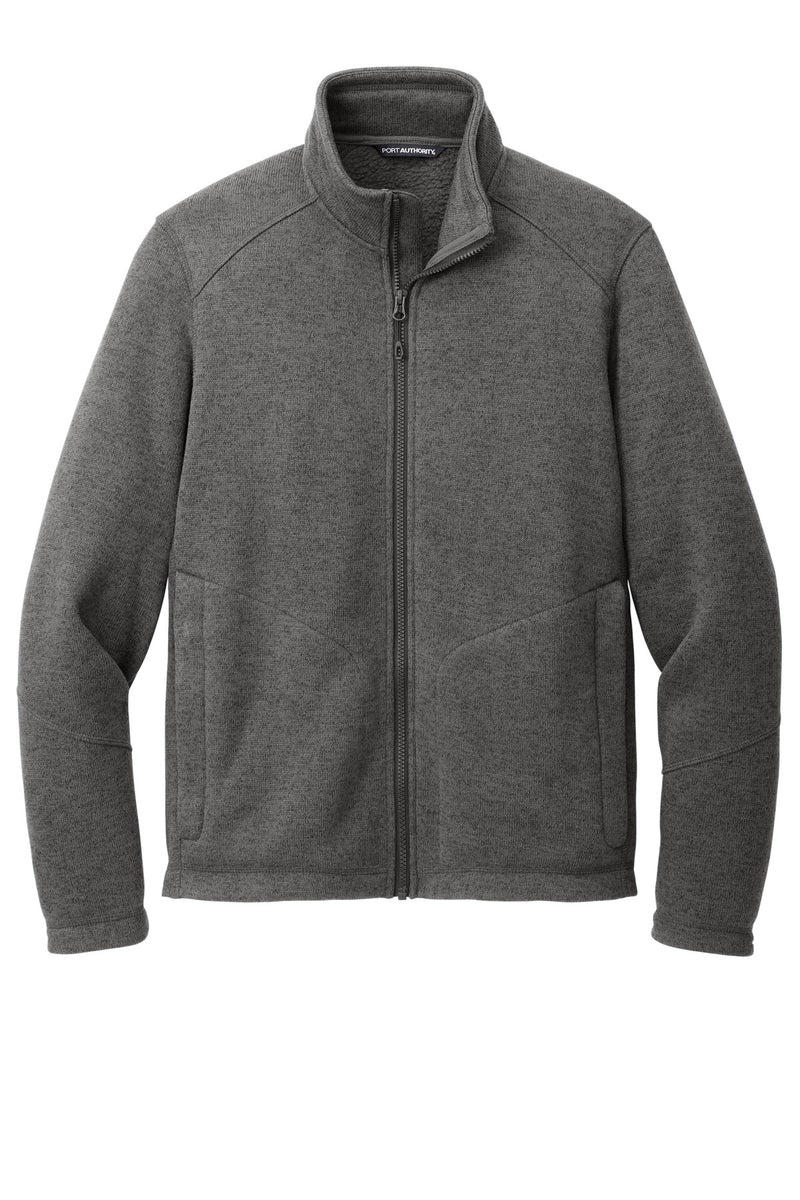 Port Authority Arc Sweater Fleece Jacket - Grey Smoke Heather