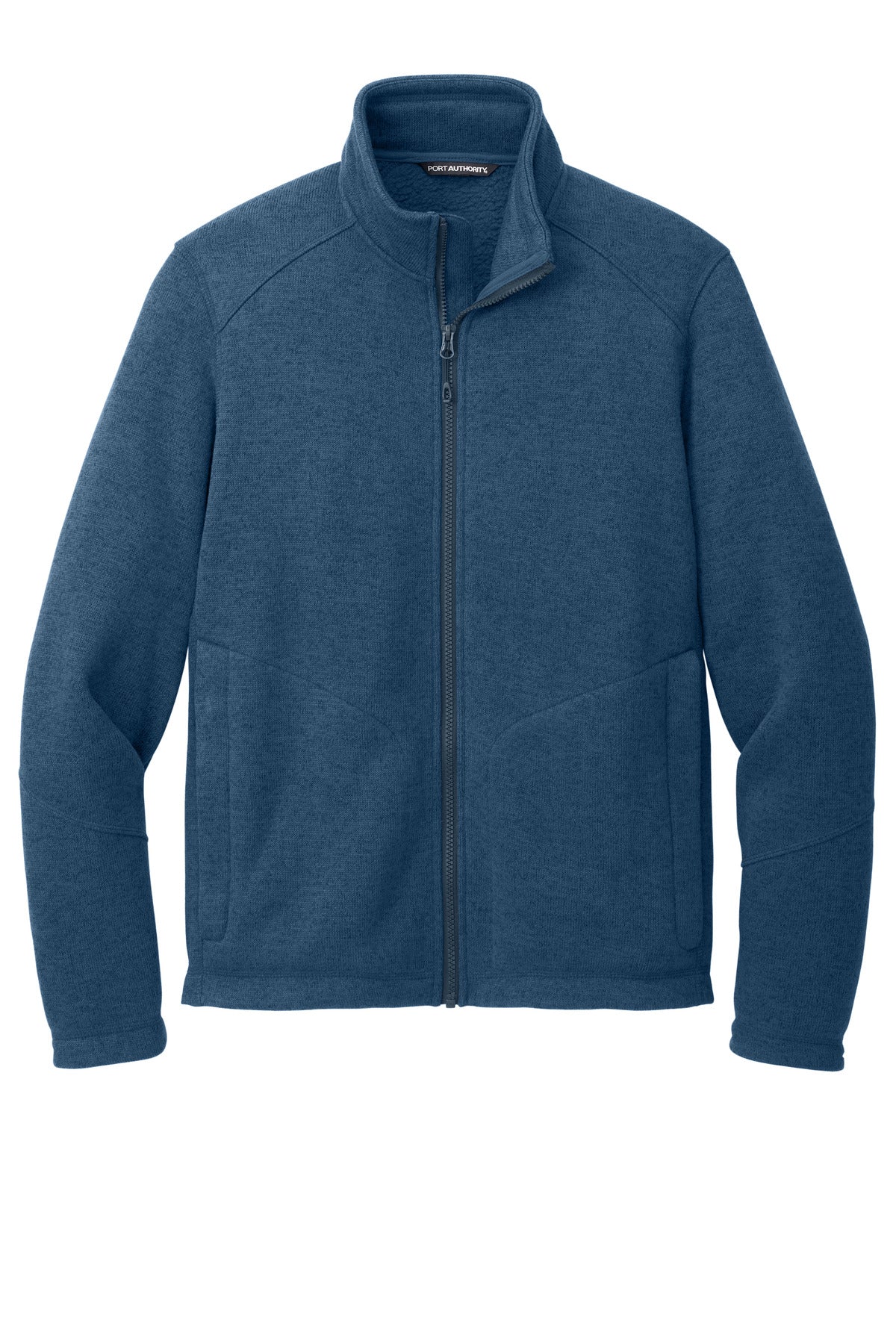 Port Authority Arc Sweater Fleece Jacket - Insignia Blue Heather