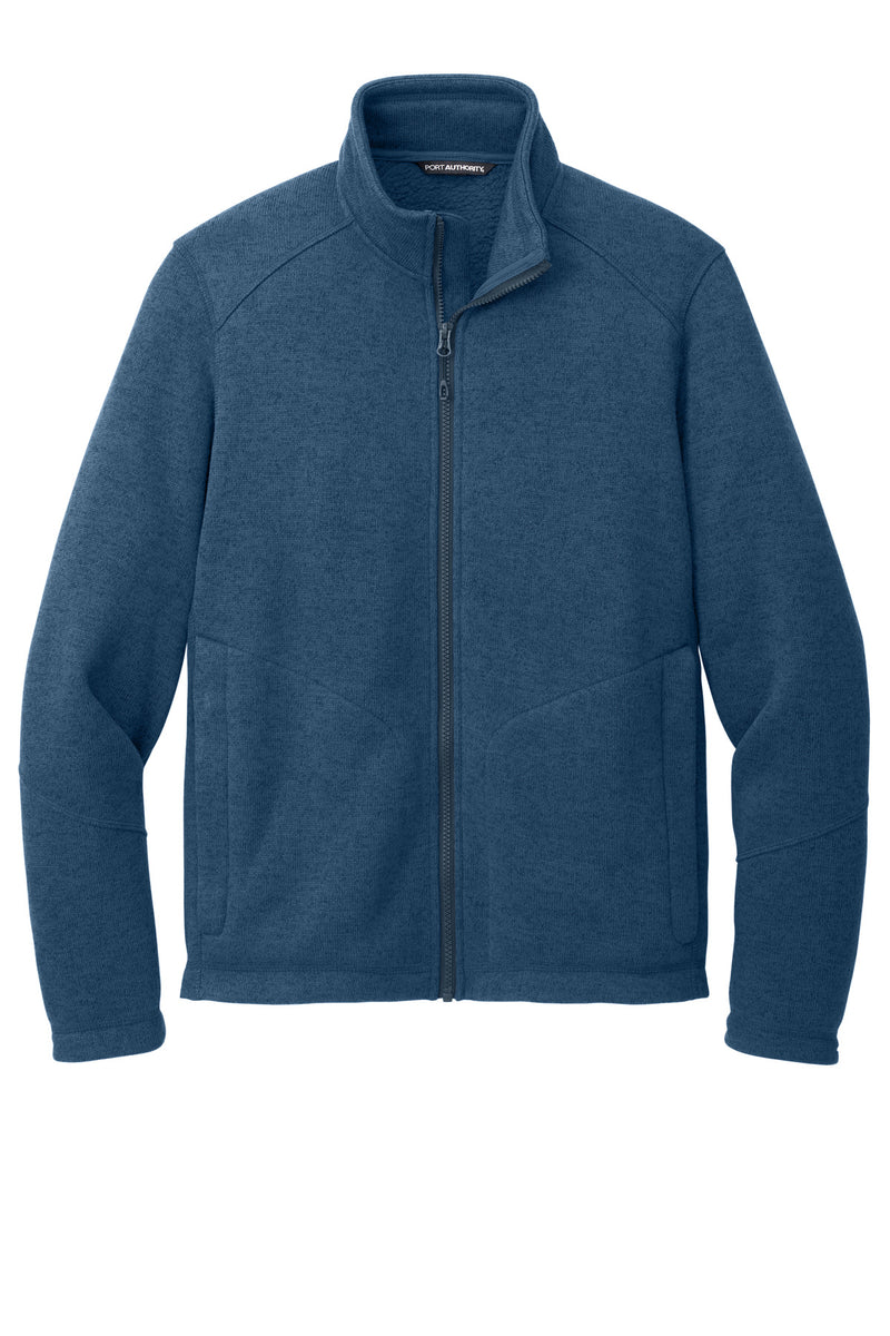 Port Authority Arc Sweater Fleece Jacket - Insignia Blue Heather