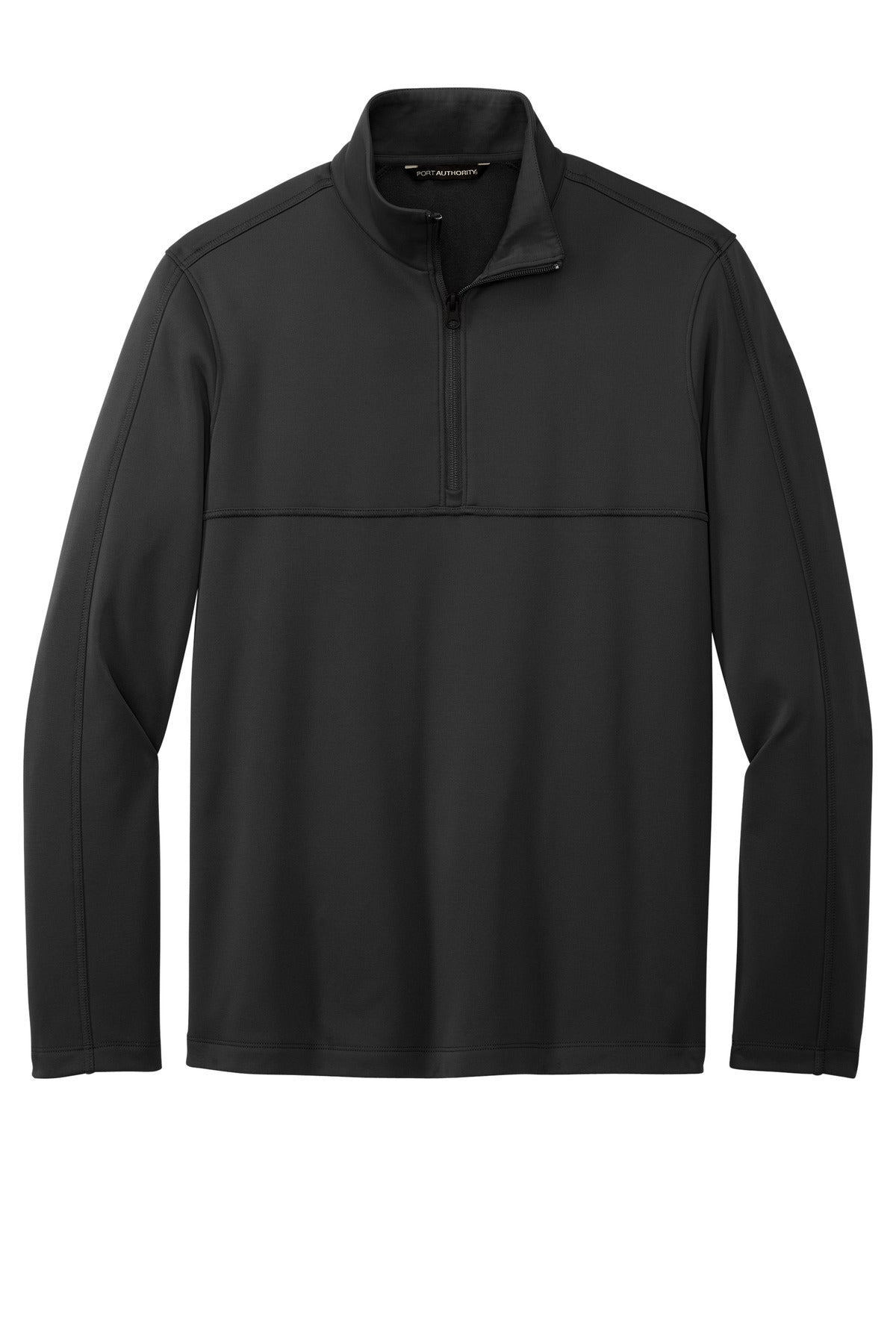 Port Authority Smooth Fleece 1/4-Zip - Deep Black