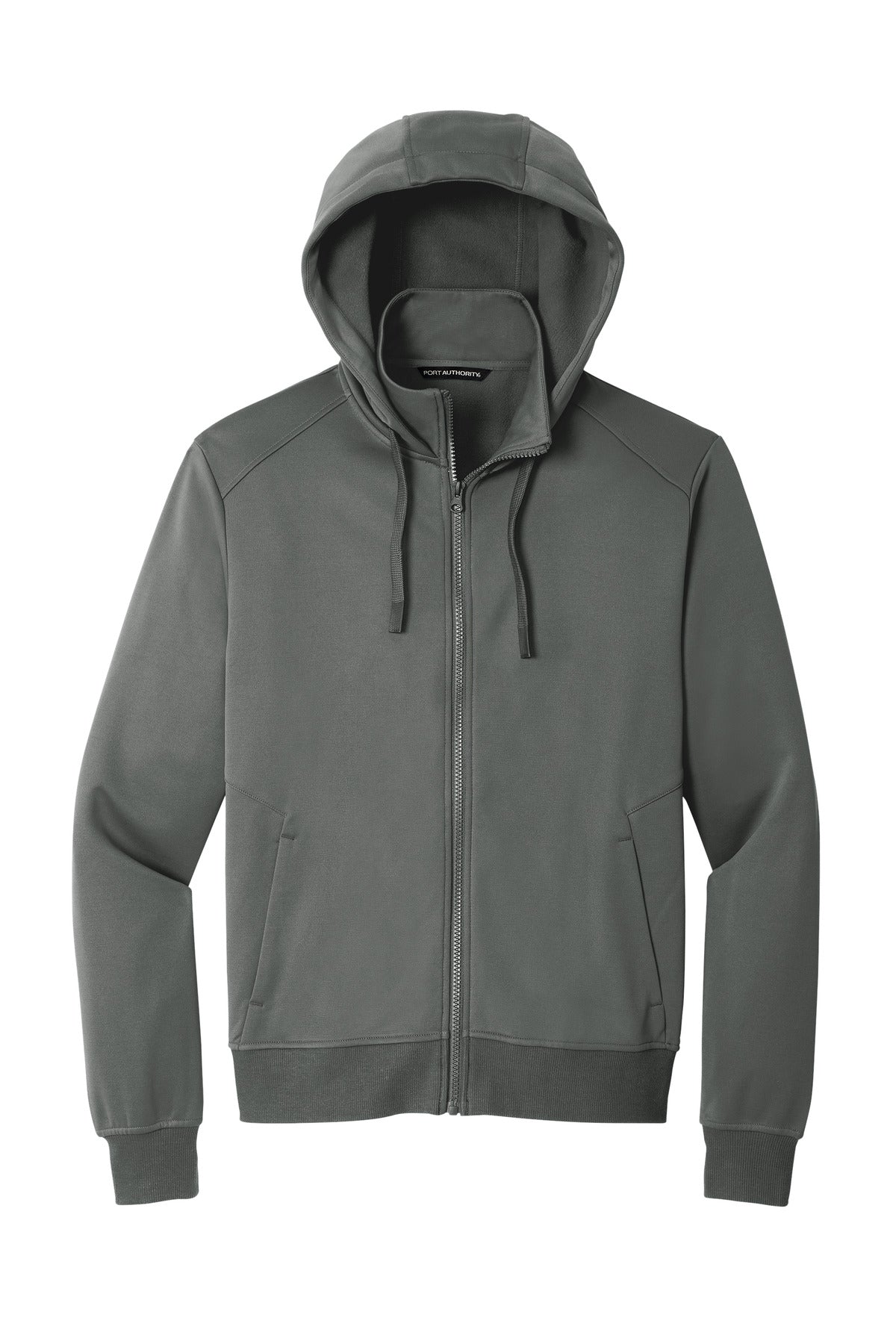 Port Authority Smooth Fleece Hooded Jacket - Graphite