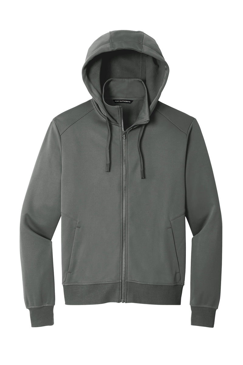 Port Authority Smooth Fleece Hooded Jacket - Graphite